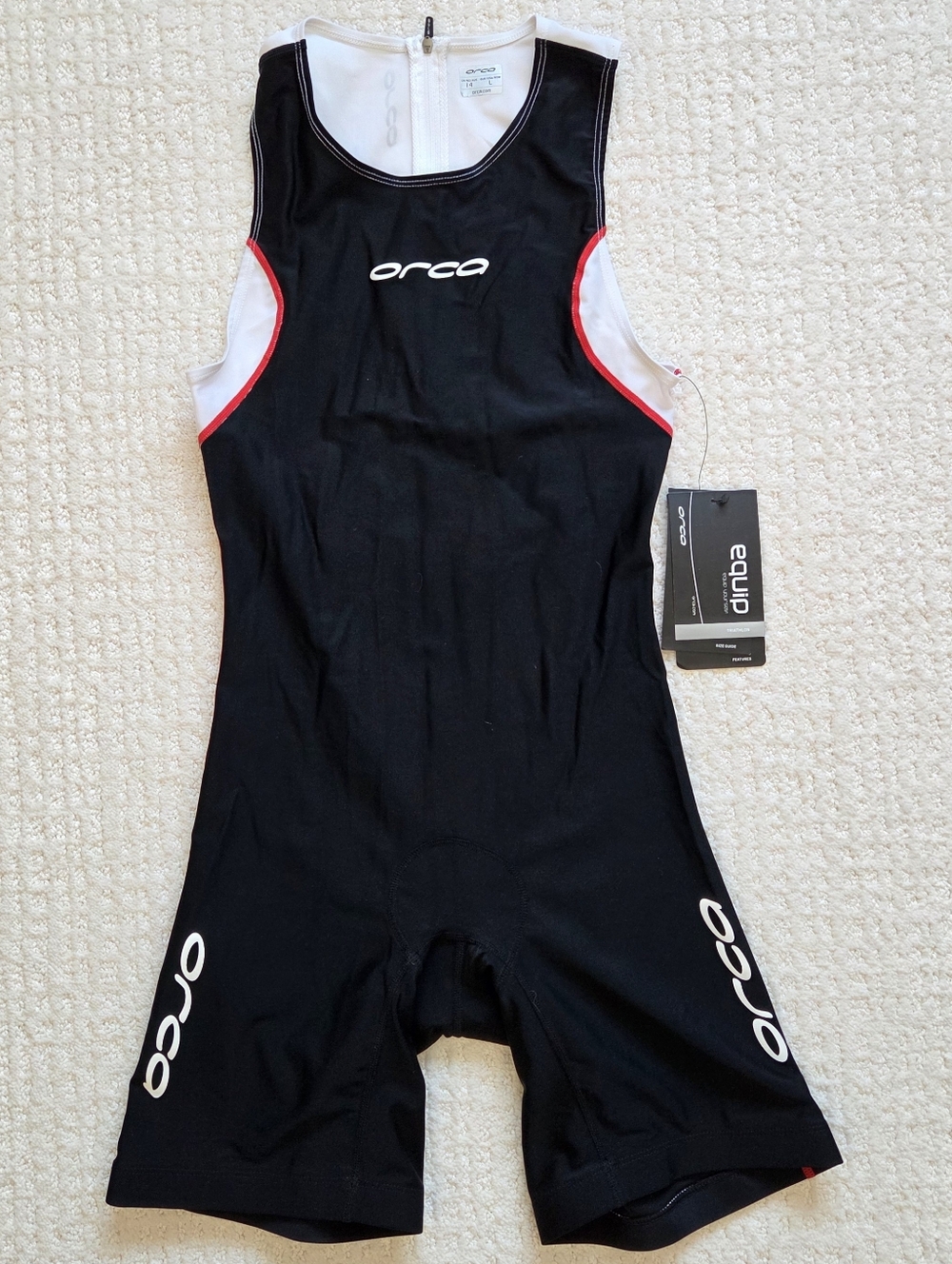 Orca Equip Race Suit Triathlon Biking Size Large